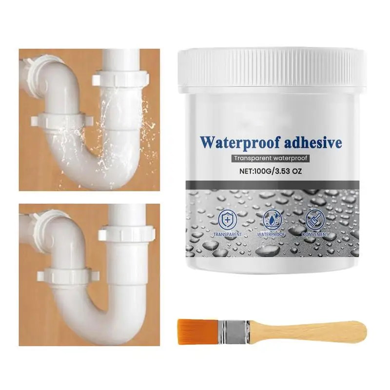 Concrete Glue Outdoor Waterproof Fast Drying Waterproof Anti-Leakage Agent Waterproof Coating Sealant Invisible Waterproof Glue