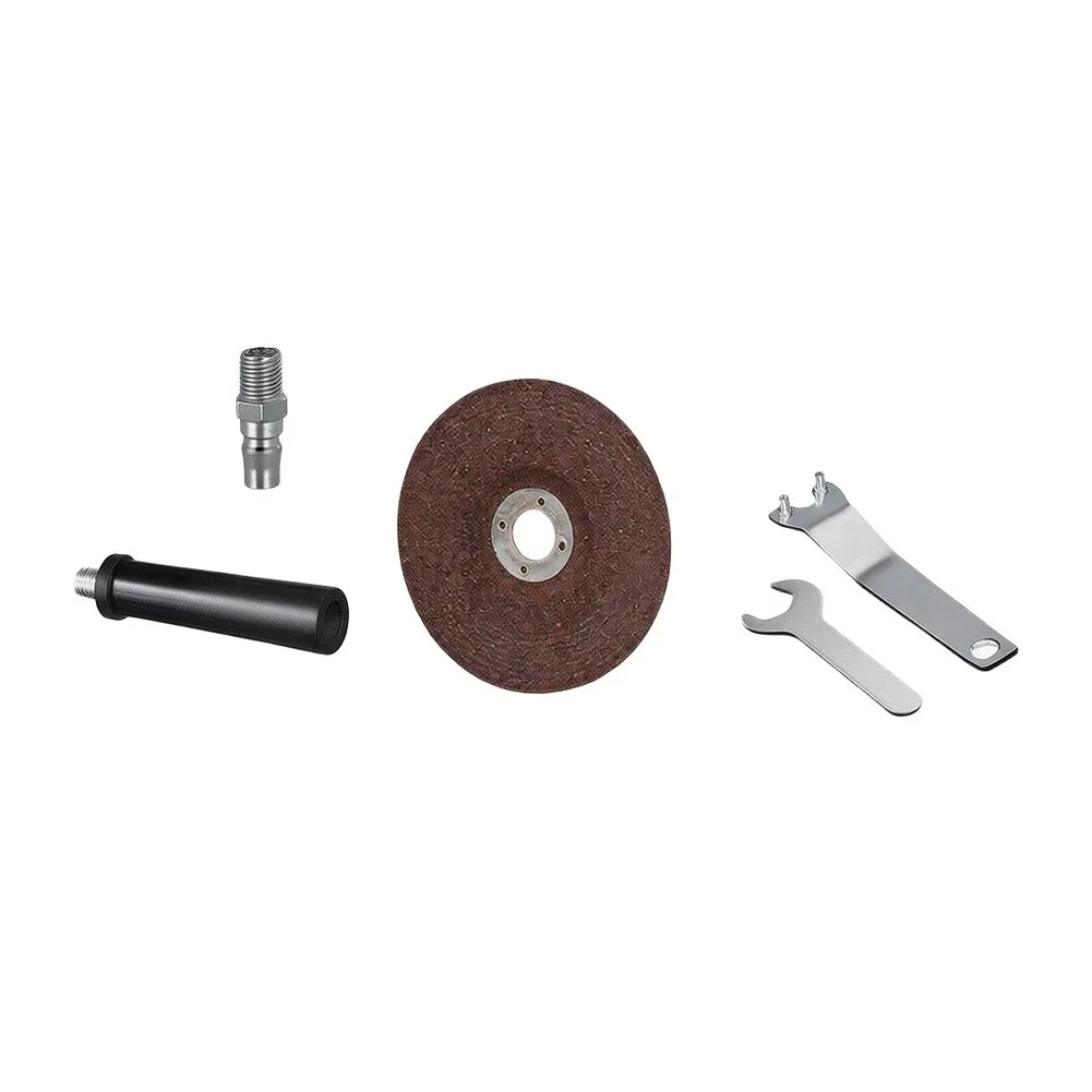 For Workshop Maintenance Pneumatic Angle Grinder Efficient Industrial Polishing Tool Black Reinforced Safety Guard