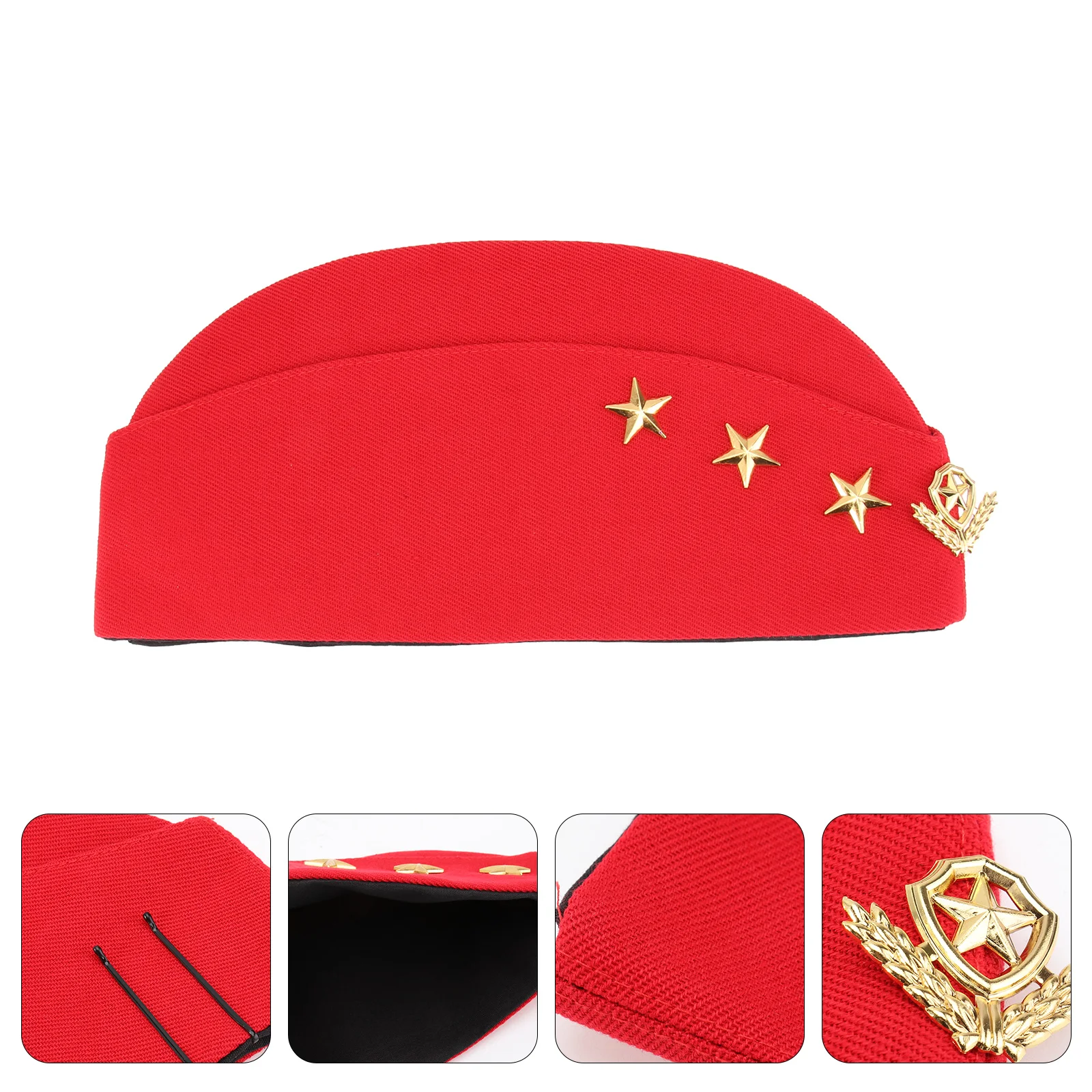 

Sailor Dance Hat Nautical Costume Berets Military Boat Cap Adult Captain Fancy Dress Navy Stylish British