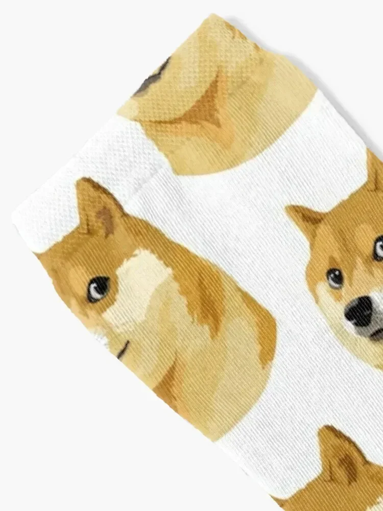 Doge Shiba Meme Socks christmas gifts fashionable snow Heating sock Women's Socks Men's