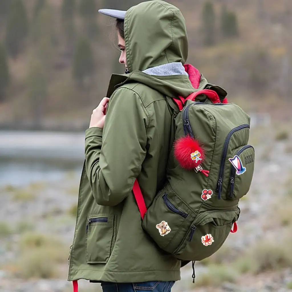 35pcs-50pcs Cute Cute Animals Stickers Whimsical Musical Instruments  Stickers Teacher Reward Stickers For Suitcase Fridge