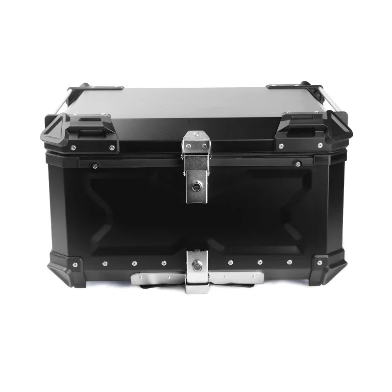 HKS 65L High Quality Motor Full Face Helmet Luggage Pannier Alloy Top Case Trunk Motorcycle Tail Boxes For Motorcycles