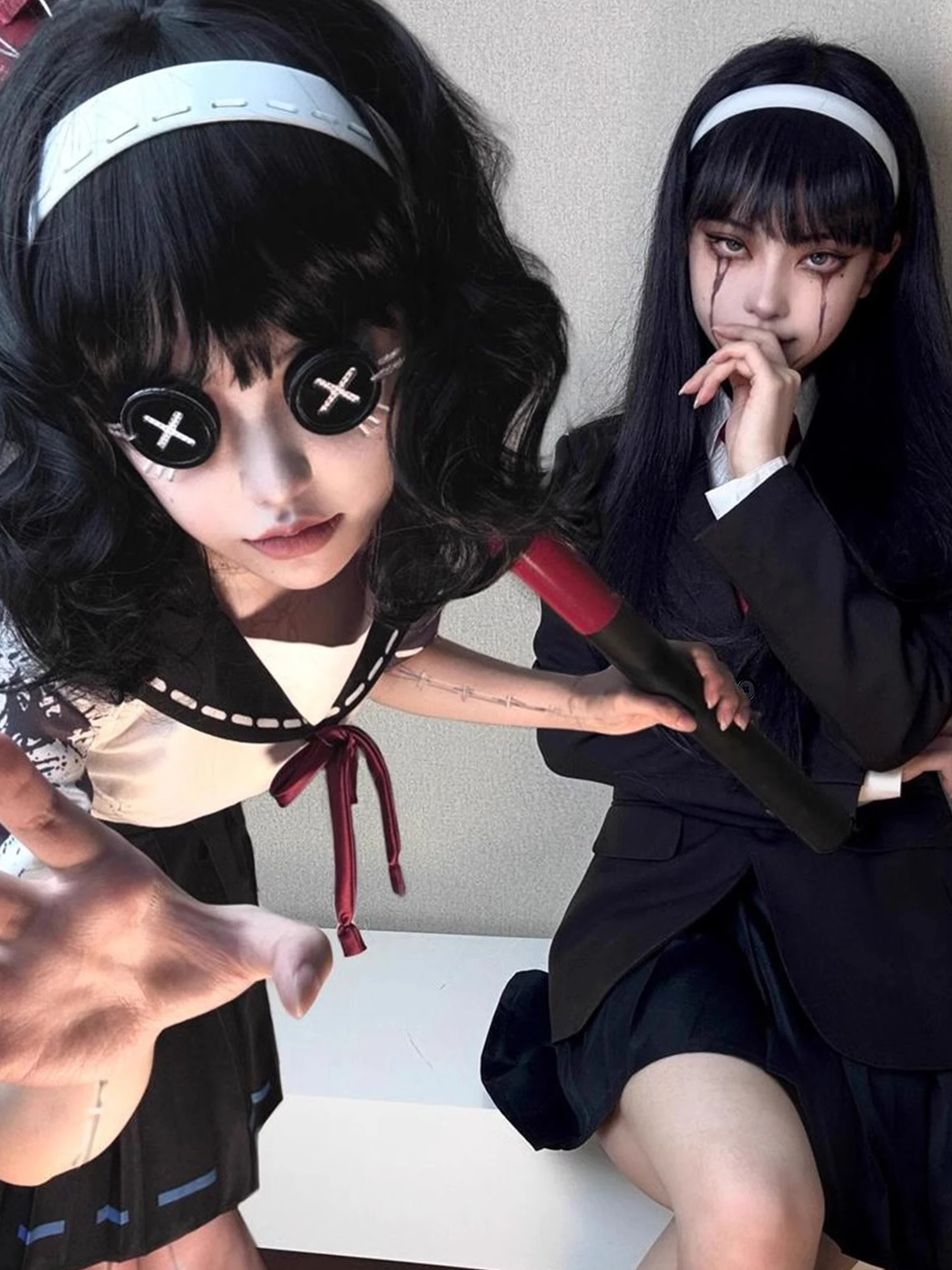 Disfraz de Kawakami Tomie, juego Identity V x Kawakami Tomie Undead, uniforme escolar para mujer, traje de fiesta de Carnaval y Halloween