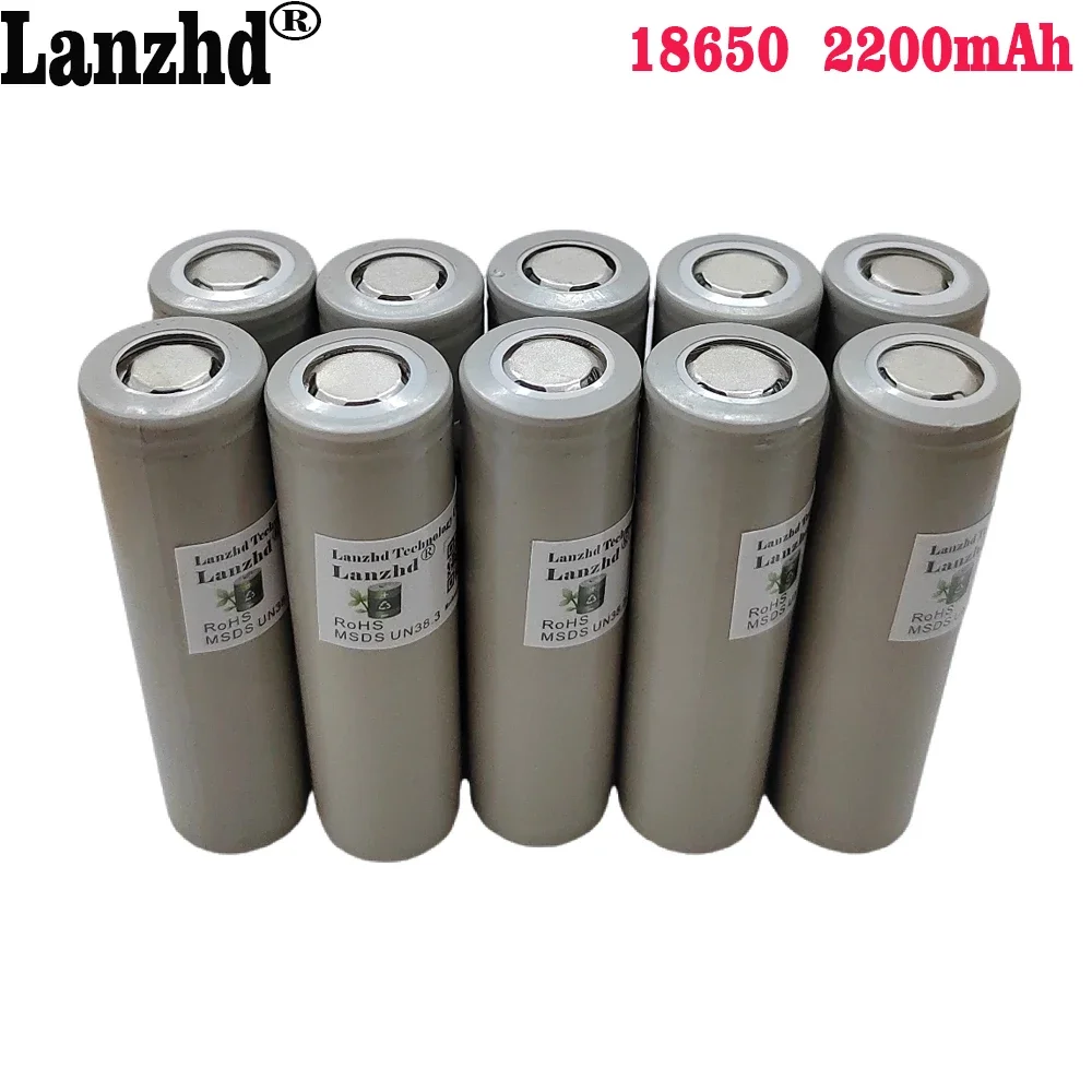 

2023 NEW 3.7V Battery For Samsung 18650 2200mah Rechargeable batteries 18650 Li ion lithium For Led Lights Toys (8-40PCS)