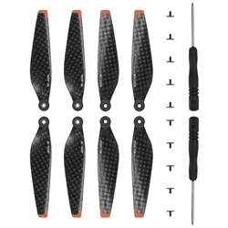 Carbon Fiber Propellers Blades For DJI Mini 3 4 Pro With Screw Screwdriver Drone Professional Replacement Drone Accessories