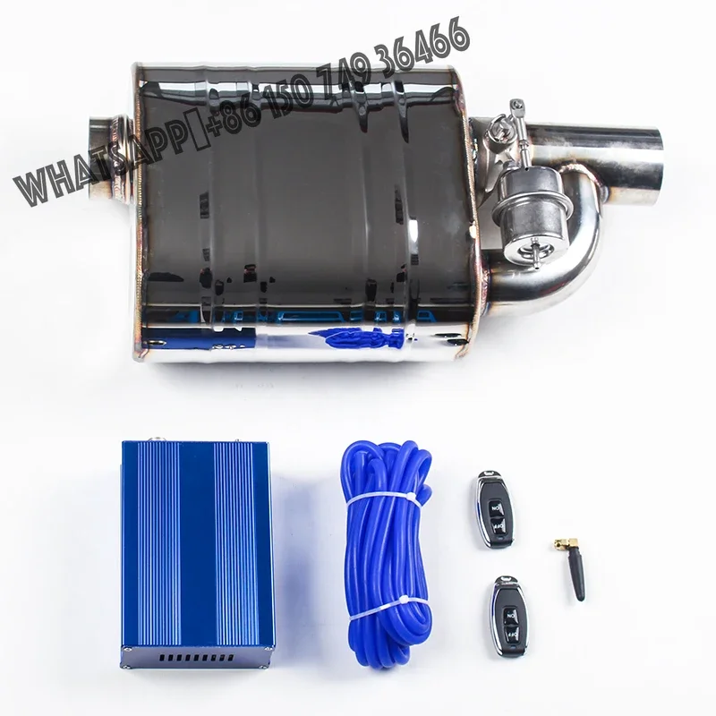Performance 51mm 63mm 76mm Vacuum Cutout Valvetronic Exhaust Muffler with On/off Remote Auto Catback System Racing Sports Mode