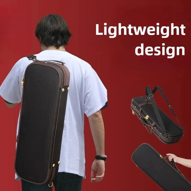 

Lightweight Pressure Resistant Violin Case Oxford Cloth Portable Single Shoulders Shockproof Violin Bag Musical Instrument Bag