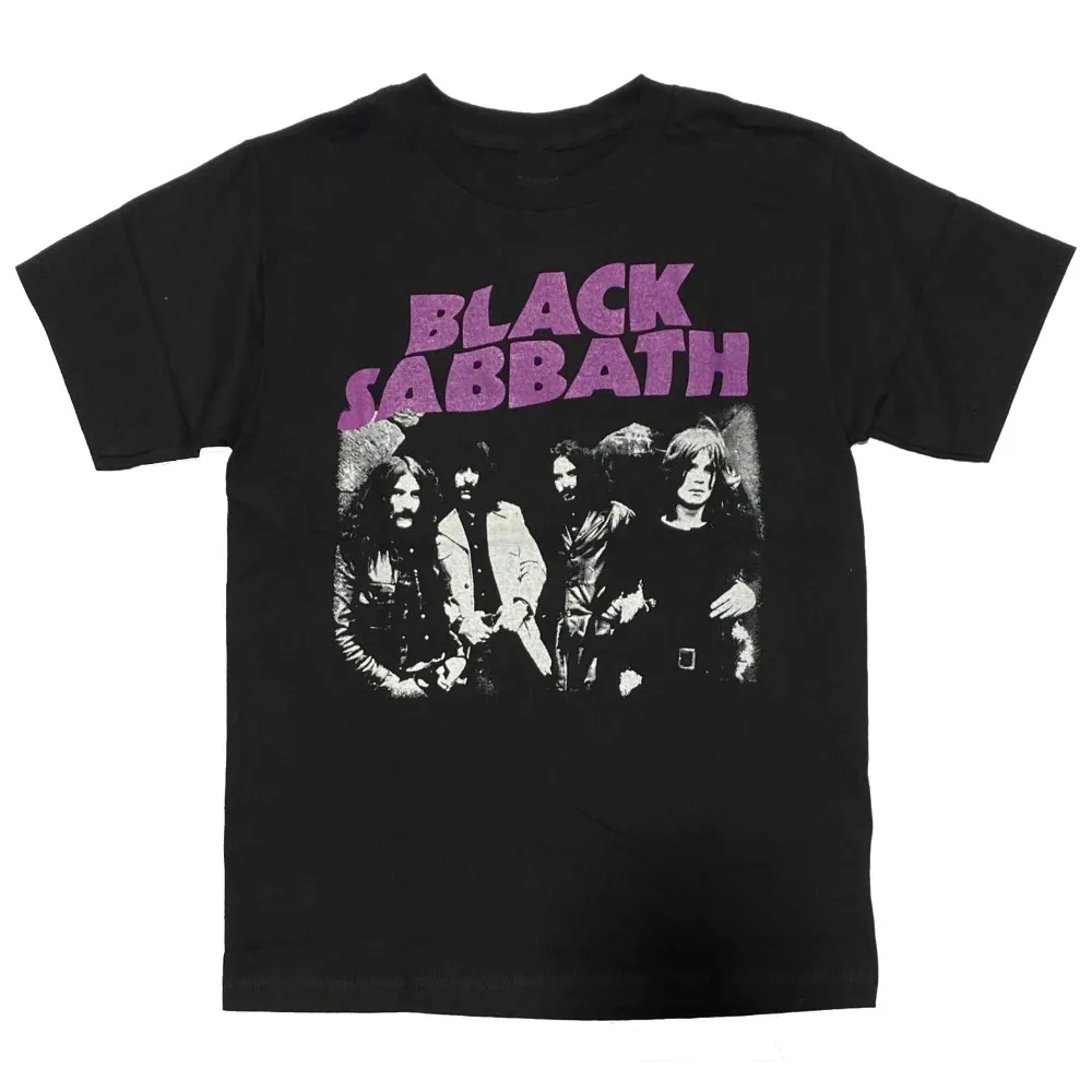 Black Sabbath Band Photo T-Shirt Herren-T-Shirt Frühling/Sommer Neues Produkt Lässiges Mode-T-Shirt