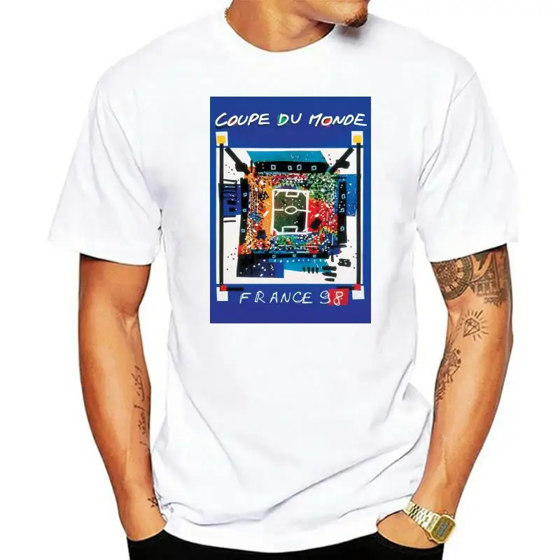 T-SHIRT MONDIALI DI CALCIO FRANCIA 1998 FRANCIA 98 - 3 SML-XL-2XL-3XL