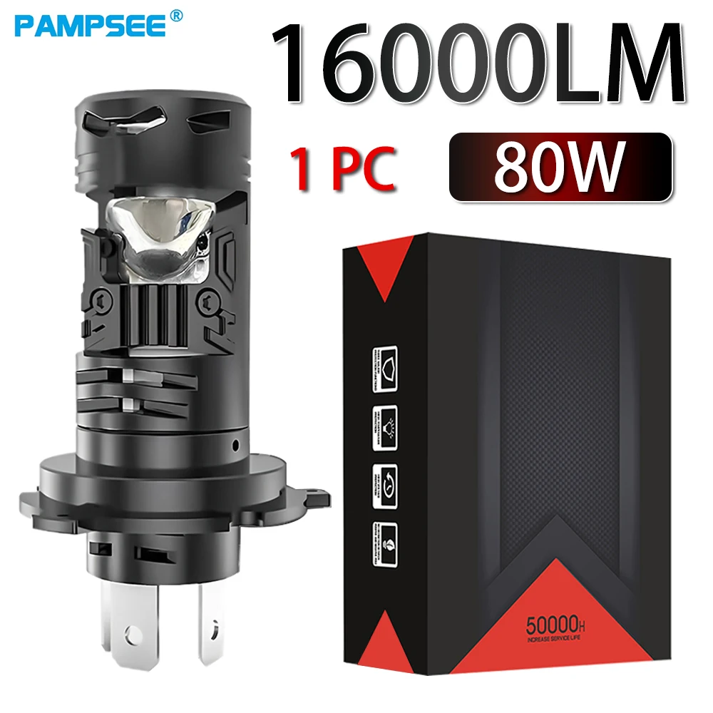 1PC 80W 16000LM Mot…
