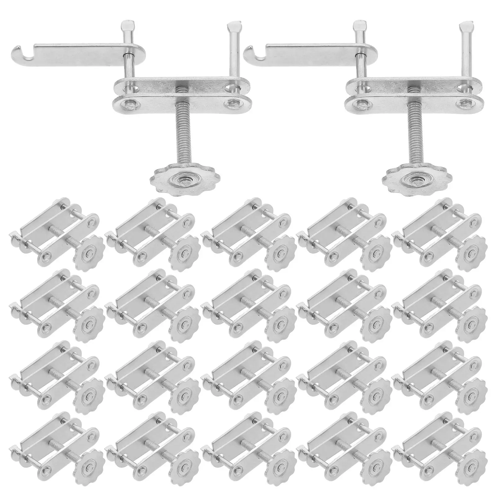

20pcs Spring Clamp Galvanized Iron Tubing Sink Hose Fixing Clip Water Control Test Tube Clamping Tool