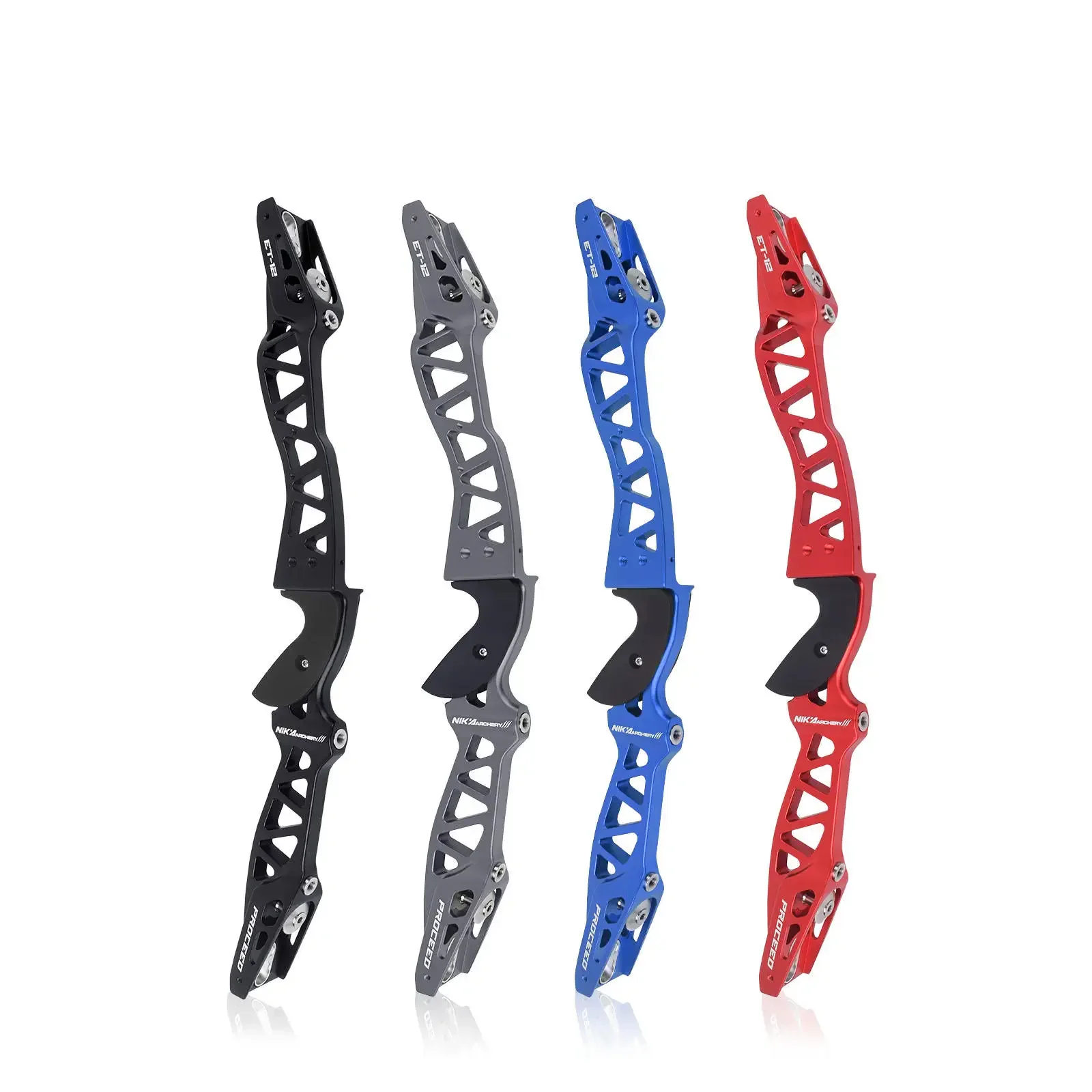 

NIKA Новый 25-дюймовый ILF изогнутый подъемник для луков, левая/правая рука ILF ET-12 Protoss, изогнутая ручка для лука, стояк для стрельбы из лука, соревнований по стрельбе