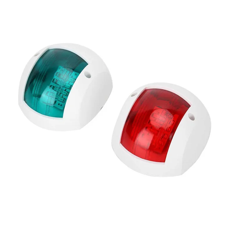 ISURE MARINE LED Navigation Side Bow Lights Plastic House Marine Boat Yacht Red & Green