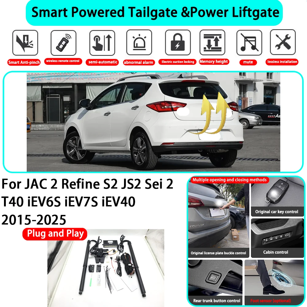

for JAC 2 Refine S2 JS2 Sei 2 T40 iEV6S iEV7S iEV40 2015-2025 Smart Automatic Powered Tailgate Electric Power Tailgate Lift Kit