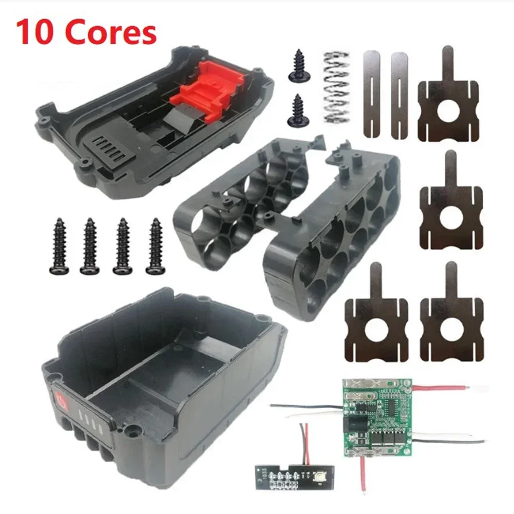 Imagem -03 - Pcb Placa de Circuito de Proteção de Carregamento para Makita Faça Você Mesmo Bateria Li-ion Caixa de Plástico 10 Células Bateria de Lítio 18v