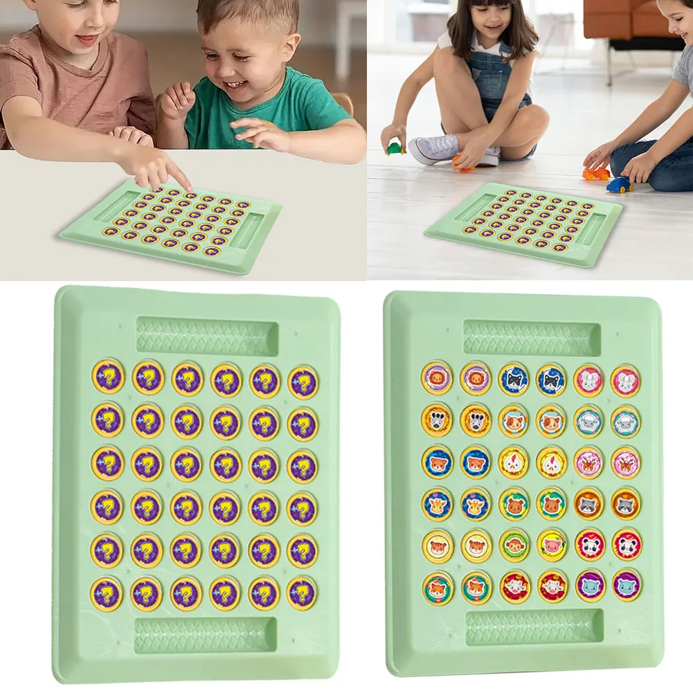 Animal Flip Chess Klassiek Strategiebordspel Twee spelers Leren Geheugen Bijpassend schaakspel Educatief feestspeelgoed voor familie