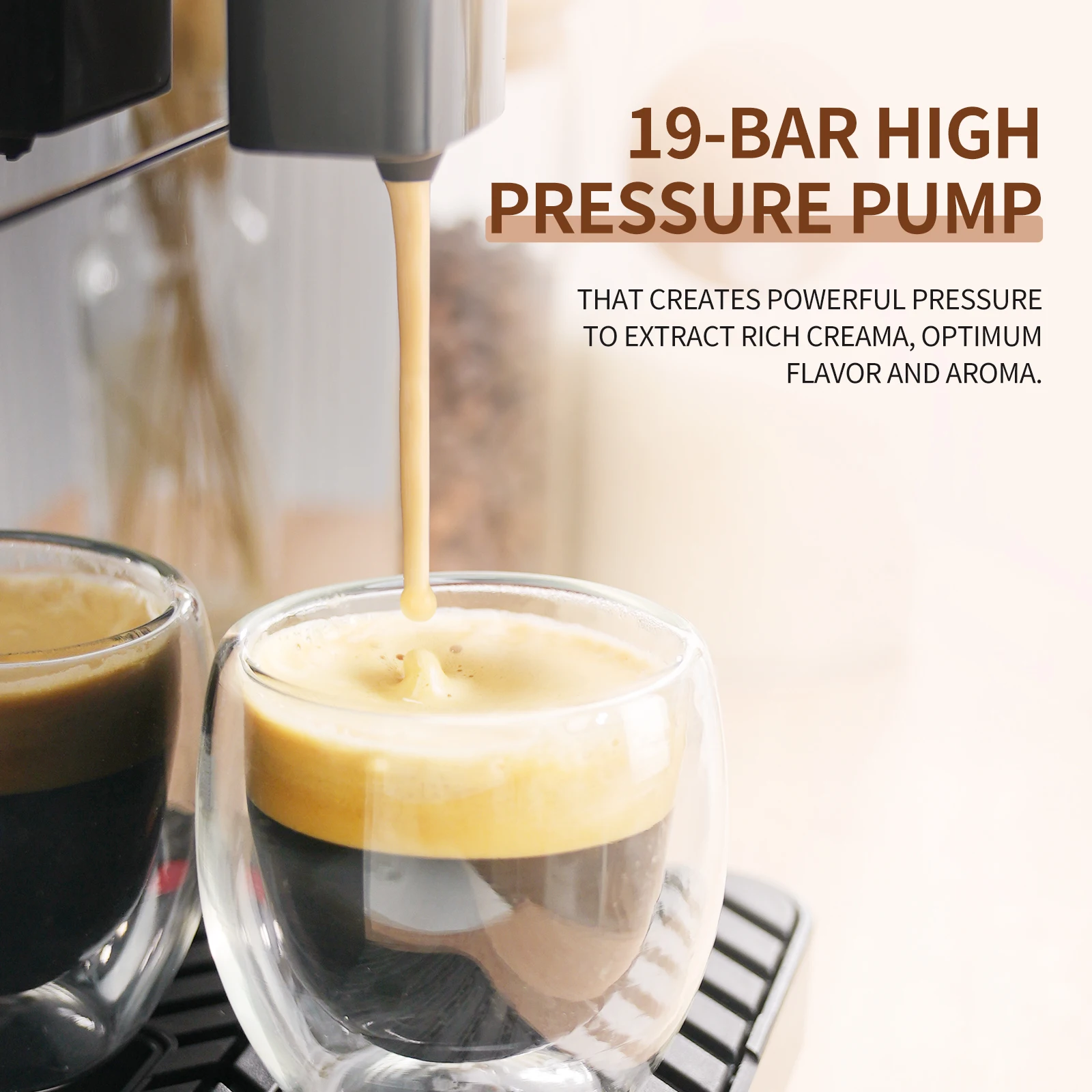 2024 New Bean to Cup Coffee Maker Automatic Espresso Machine
