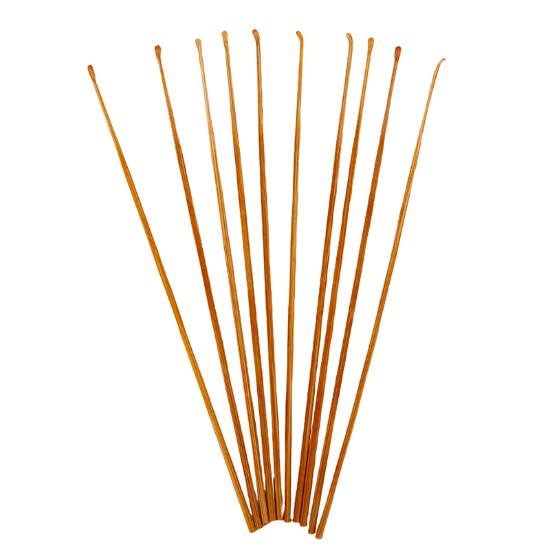 5/10Pcs Wood Coal Bamboo Spoon Ear Pick Tool Polishing Round Bamboo Handle Ear Cleaner Creative Gift