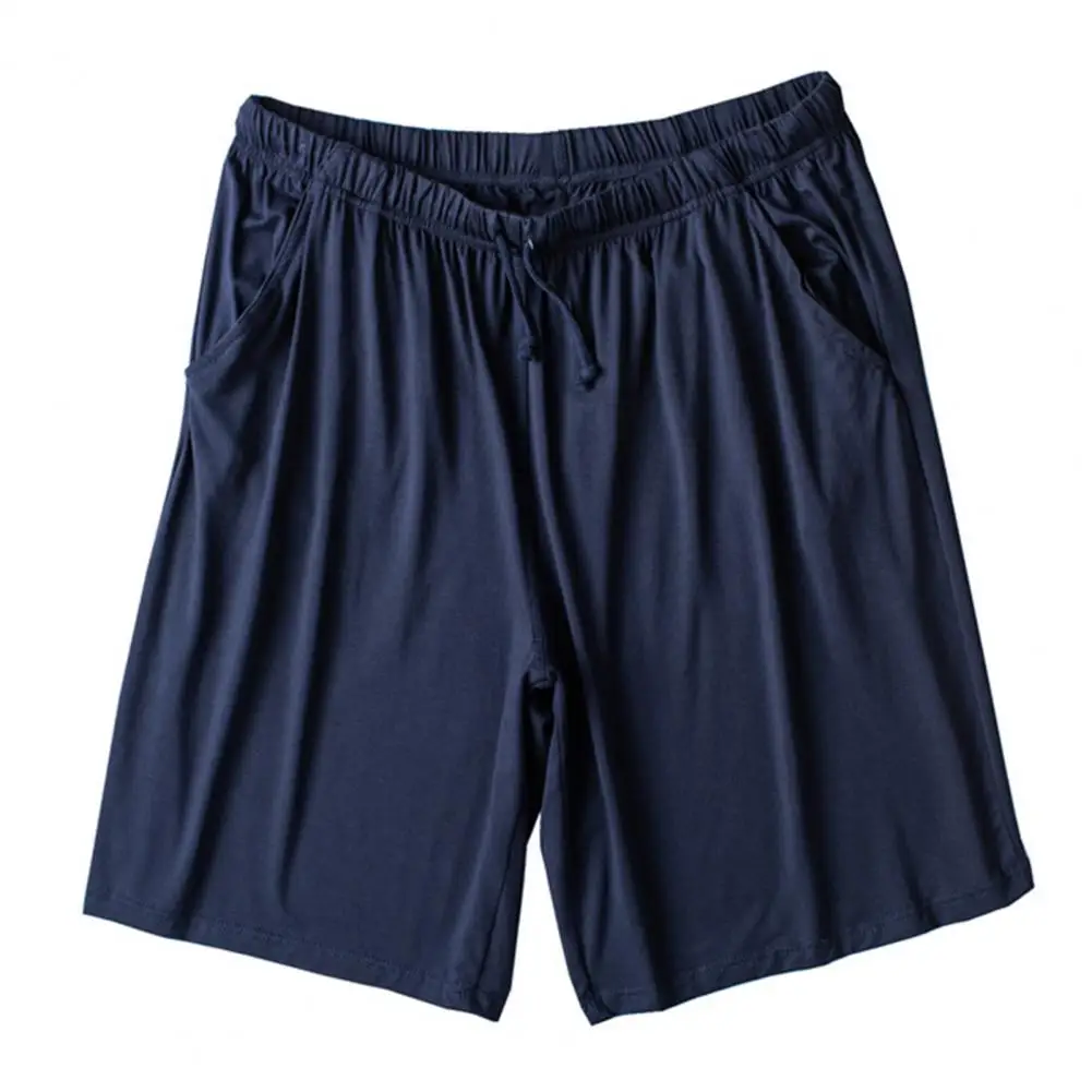 Men Silky Shorts Modal Summer Men Pajama Shorts Stay Cool Comfortable Men Shorts All-match Drawstring Shorts Men Accessories