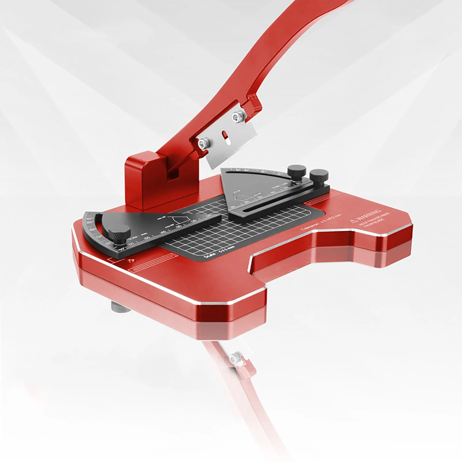 AT-CJ Angel Cutting Station Jig Aluminum Alloy Fixed Angle Model Tool Accurate Shaping Cut Rubber Plates Rods Plastic Model