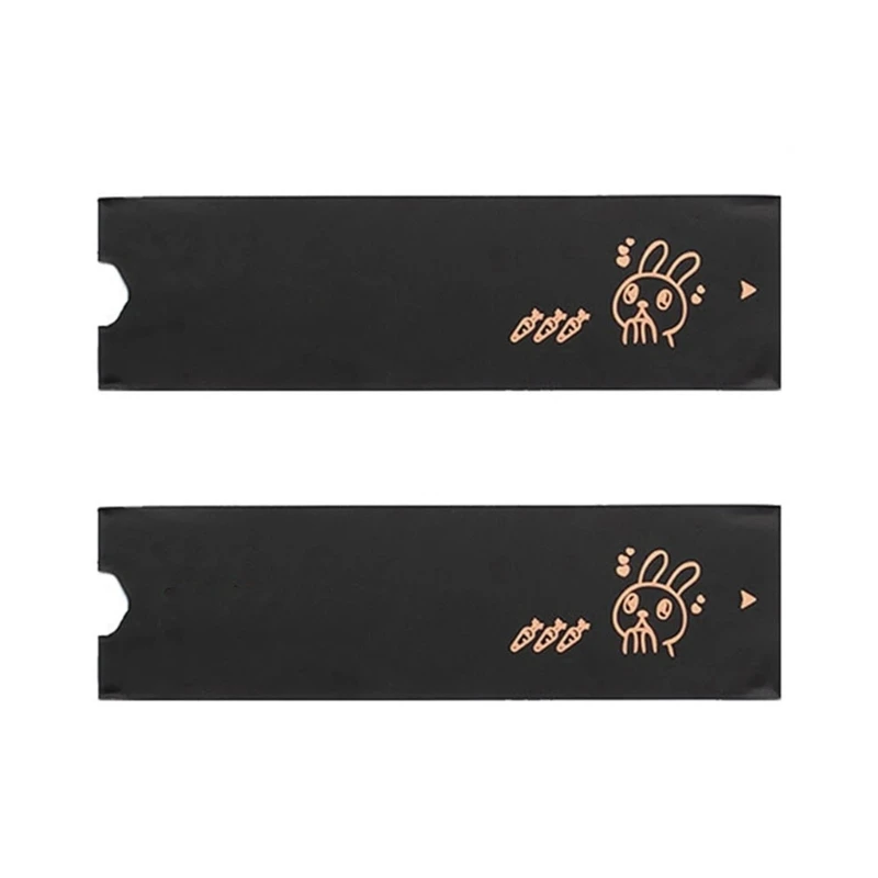 2x M.2 المبرد SSD مبردات ذاكرة الكمبيوتر المحمول SSD التبريد M.2 SSD مبردات الذاكرة تبريد المبرد الجرافين النحاس بالوعة الحرارة