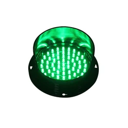 DC12V or DC24V CE Approved Customized Mini 125mm Green LED traffic signal lamp
