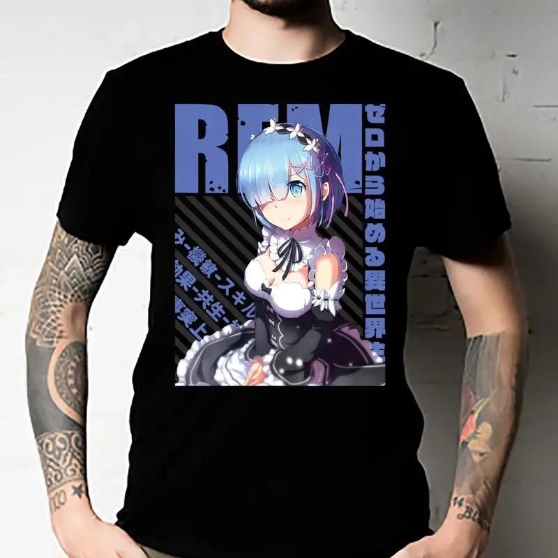تي شيرت Rem Essential Re Zero جميع المقاسات