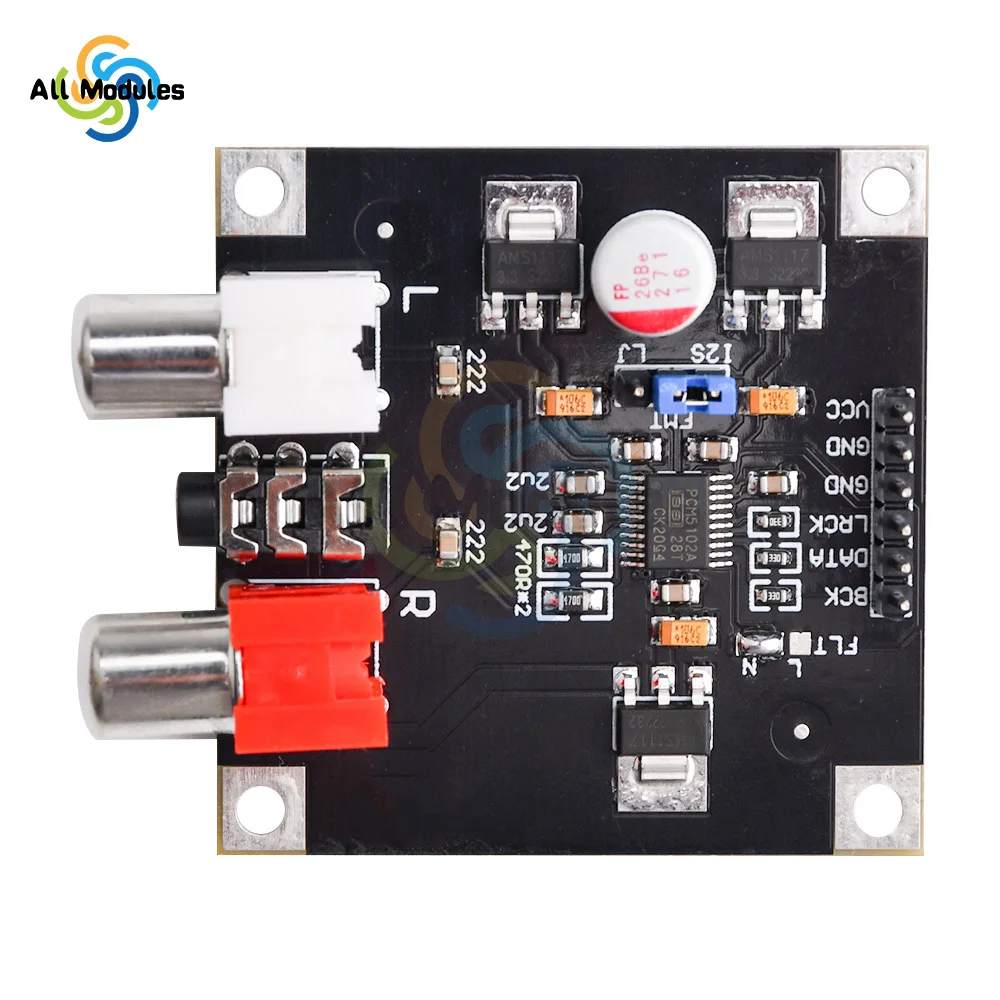 PCM5102 PCM5102A DAC Decoder Board I2S Input 32Bit 384K for Red Core Player