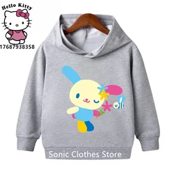 USAHANA Hoodie Kids Clothes Boys Girls Sweatshirt Fashion Pullover 3-12 Year Old Baby Sanrio Clothing