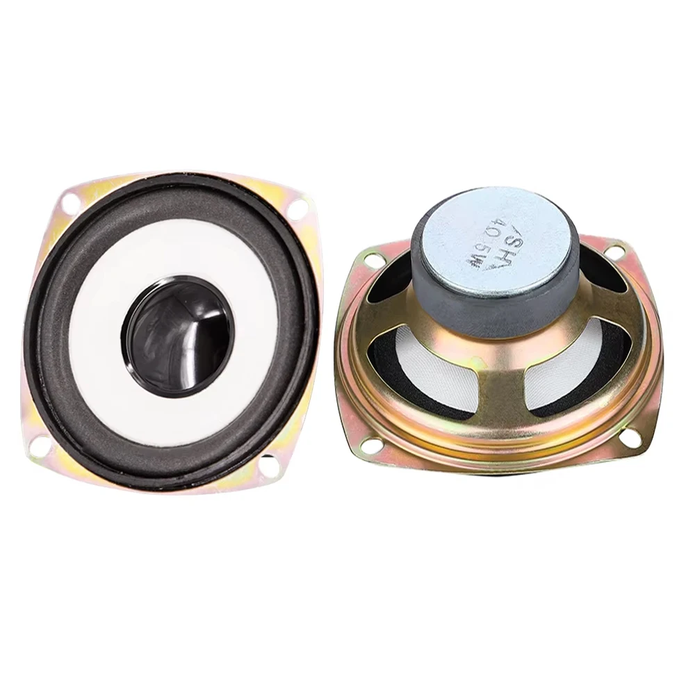 2 Stuks 3Inch 78Mm 4Ohm 5W Speaker Audio Full Range Driver Externe Magneet Diy Bluetooth HiFi stereo Vierkante Luidspreker
