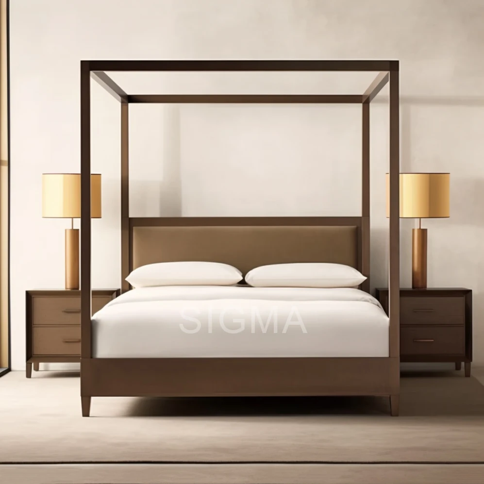 Sigma Bed Sets Luxury Bedroom Indoor Furniture for America Comfortable Bed