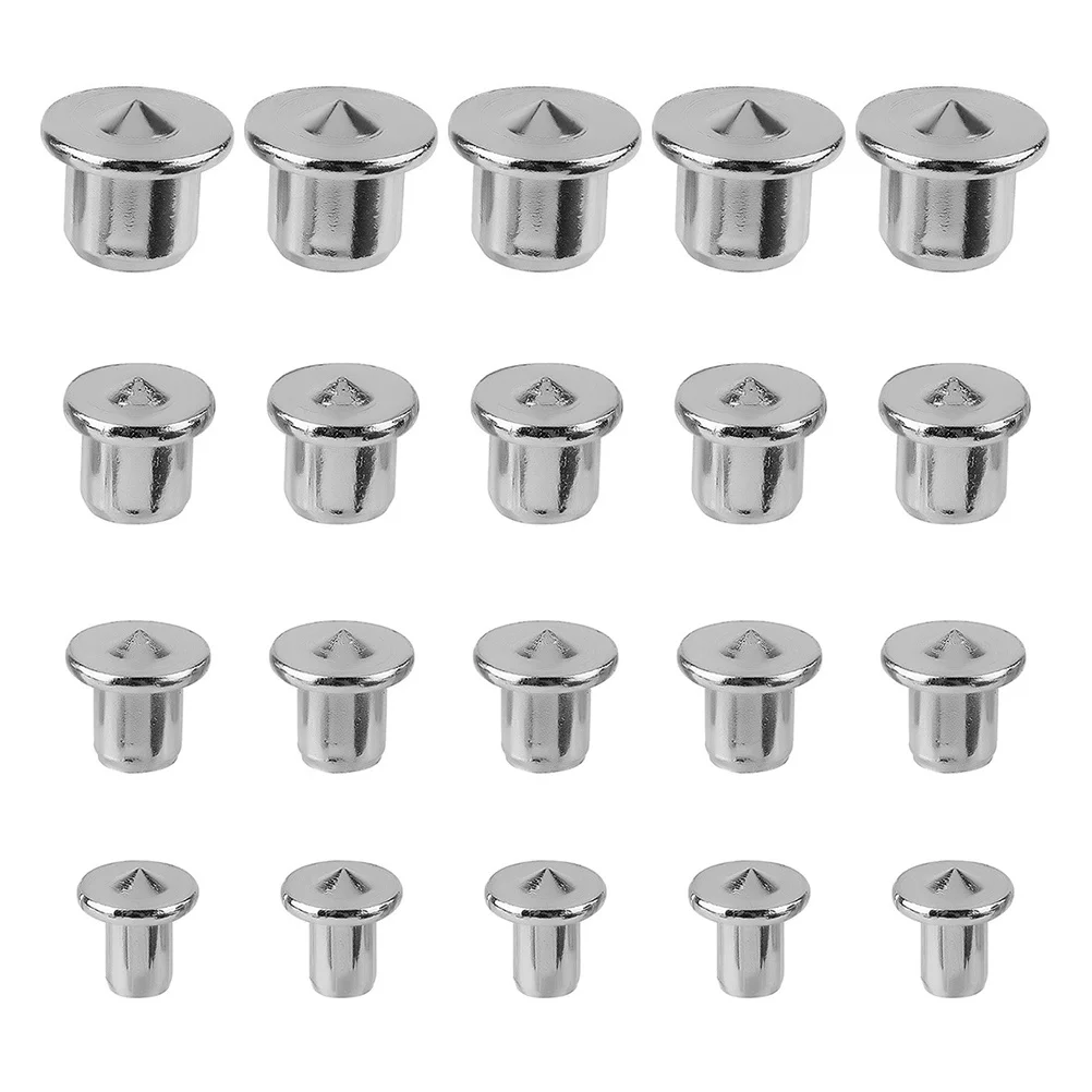 

1 set 1 Set Wood Dowel Center Transfer Plugs High Grade Steel Drill Hole Tool Chrome Plated Wear Resistant Woodworking