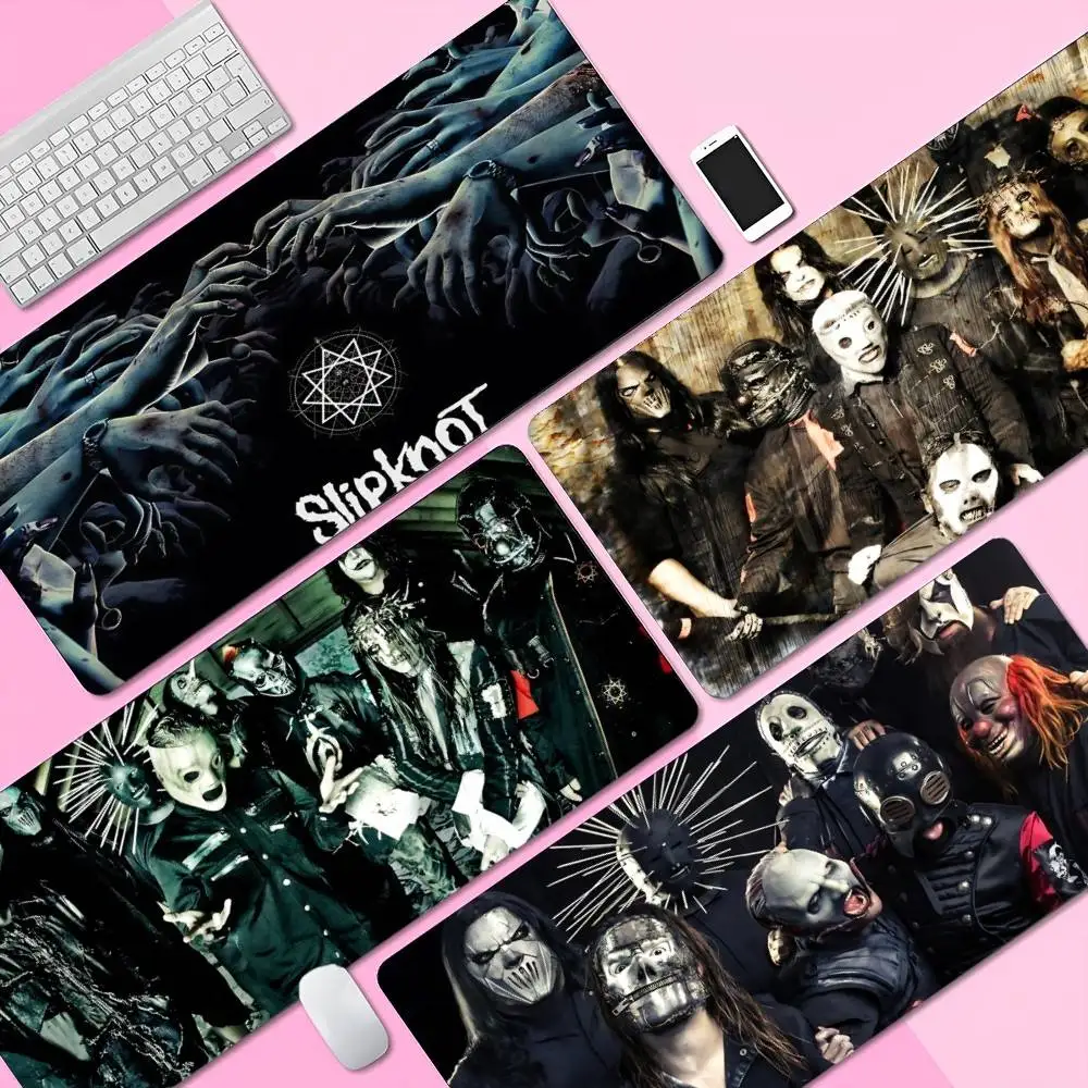 

Коврик для мыши Band Rap S-Slipknot INS Tide, большой утолщенный коврик для мыши, увеличенный игровой коврик для клавиатуры и ноутбука, настольный коврик для ПК и компьютерного стола