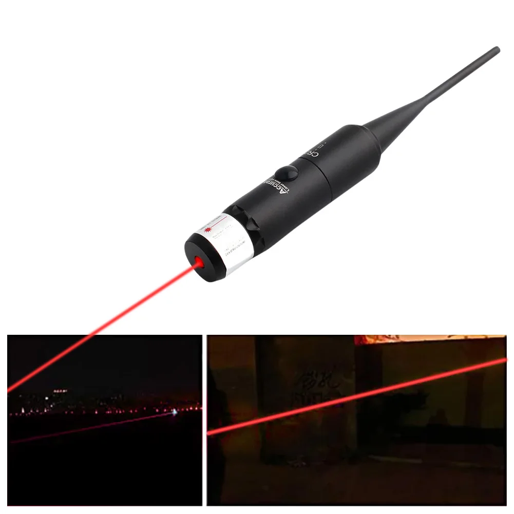 Imagem -04 - Red Dot Laser Bore Sighter Calibração Laser Scope Kit Colimador Calibrador 170 78 Calibre 12 Adaptadores