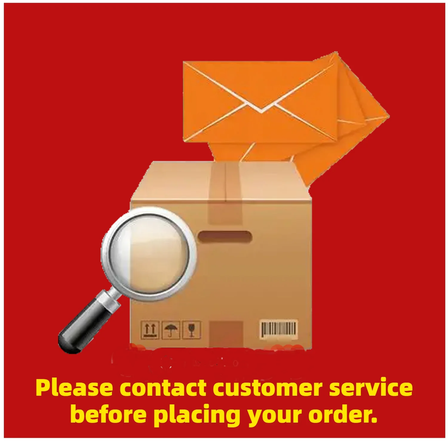 Póngase en contacto con el servicio de atención al cliente antes de realizar su pedido.