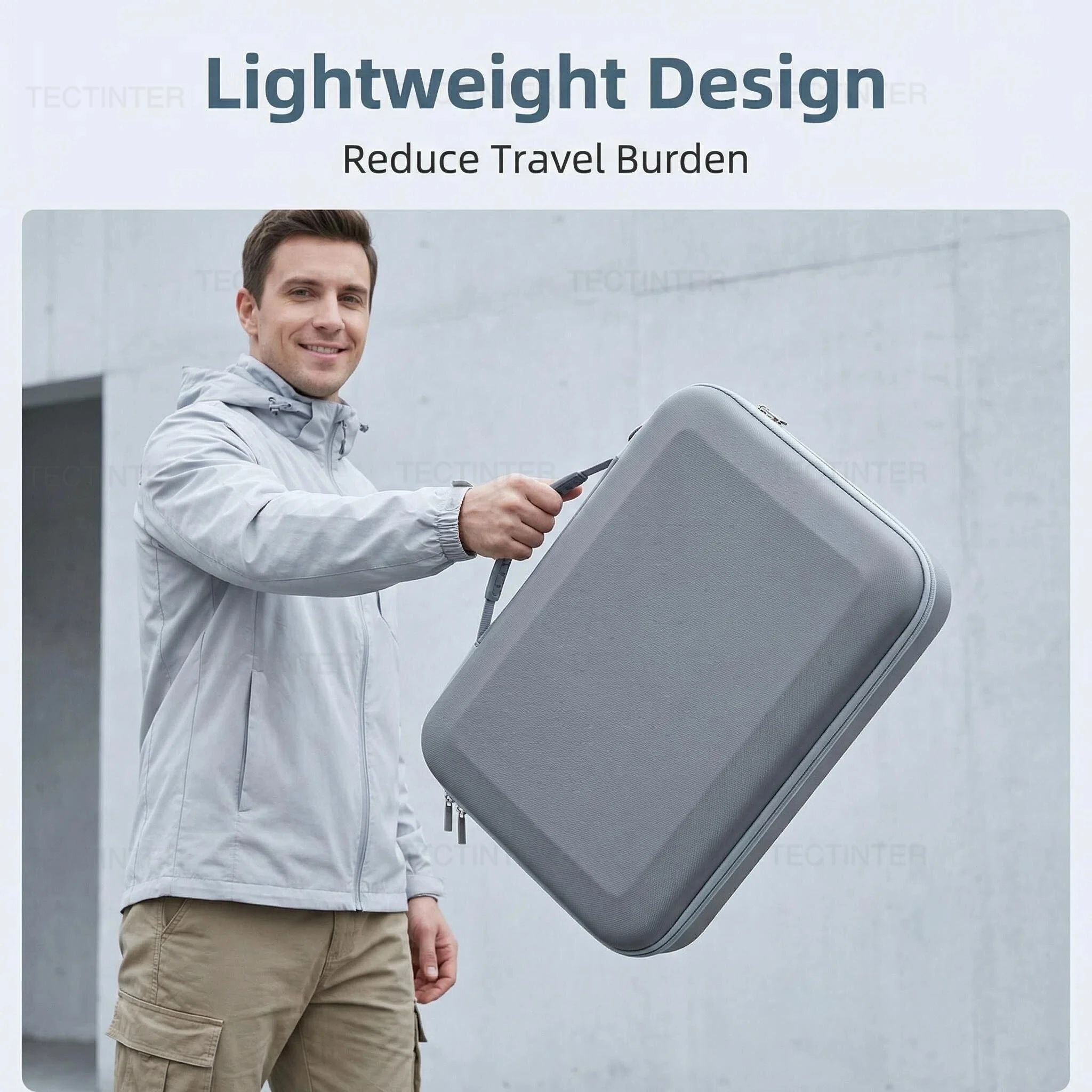Für DJI NEO 2 Drohne EVA-Tragetasche Organizer-Tasche Aufbewahrungstasche Hartschalen-RC-N3-Fernbedienungs-Schutztasche Zubehör – Detail 3