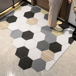 Door Mat Outdoor for Home Entrance Brown Non-Slip Welcome Mats Outdoor Indoor for Entryway, Low Profile Floor Front Doormat