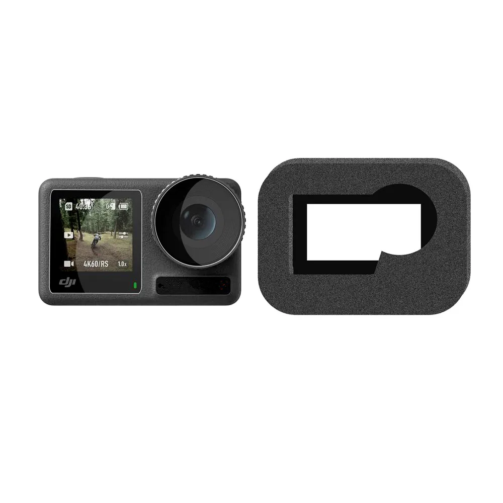 Windshield Wind Noise Reduction Sponge Foam Case Cover Housing For DJI OSMO Action 3 Camera Accessories Windslayer Frame Replace