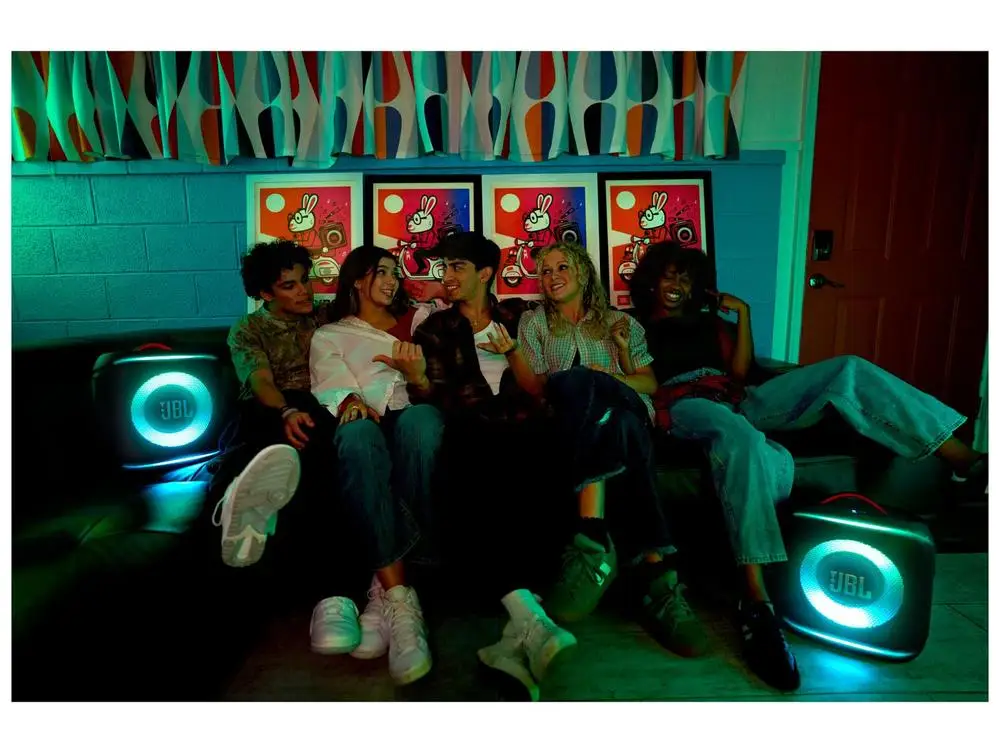 JBL PartyBox Encore 2 بلوتوث مضخم محمول 100 وات - صندوق صوت ثنائي الفولت