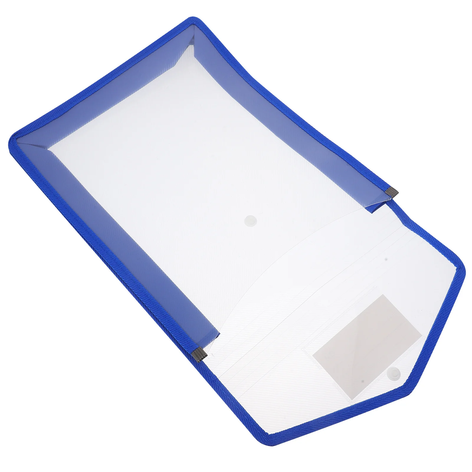 

Large Capacity Pp Document Organizer Bag Waterproof Portable File Folder Storage Box For Office Home School Use Transparent