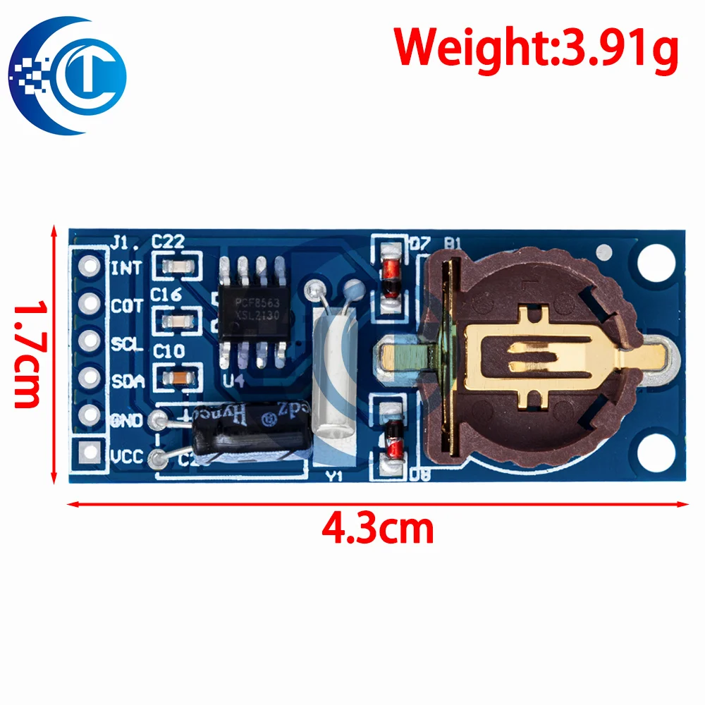 Новая плата модуля PCF8563 PCF8563T 8563 IIC часов реального времени RTC хорошо, чем DS3231 AT24C32 3,3 В