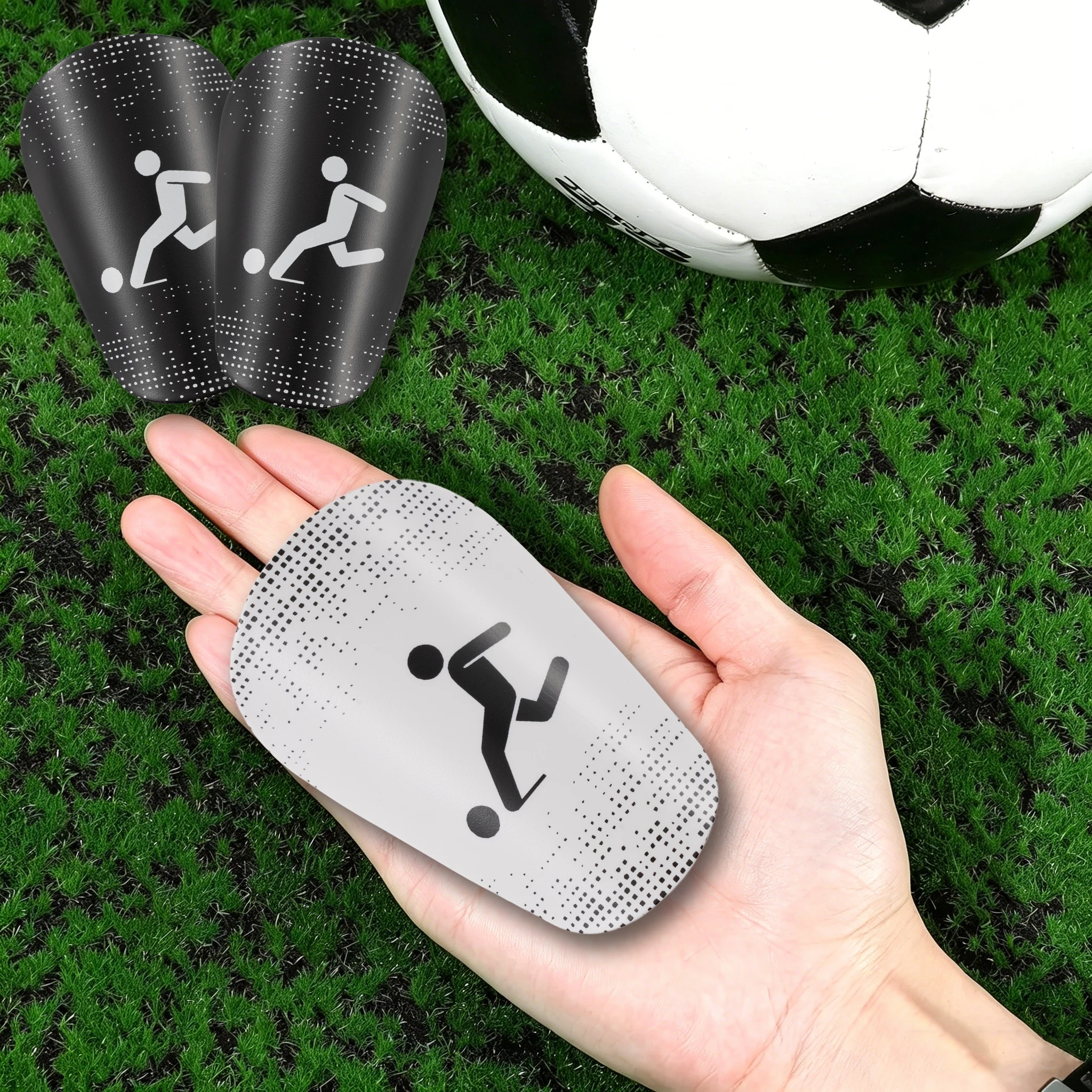 Professional small size football shin guard, mini master board, shin guard with football pattern, small shin guard