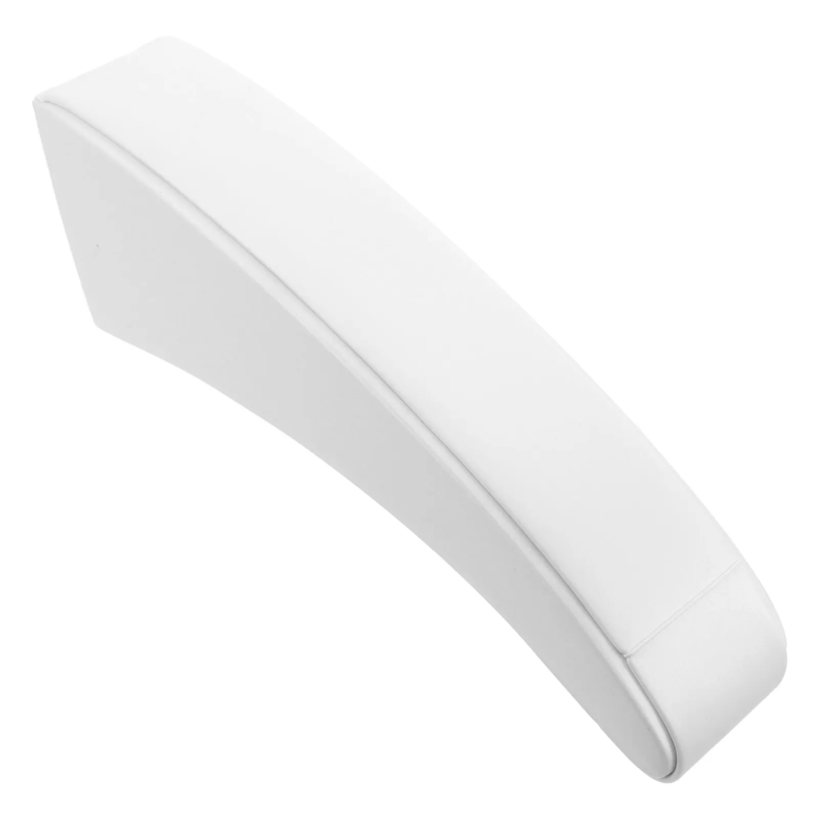 White PU Necklace Display Stand Jewelry Organizer for Vendors Boutiques Tabletop Showcase Modern Minimalist Bracelet