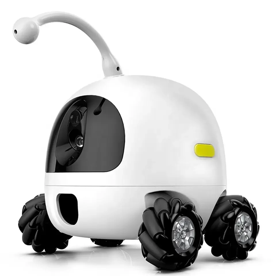 

Wholesale Smart Automatic Pet Toy Robot App Controlled with HD Camera Dog Toy Companion Cat Toy