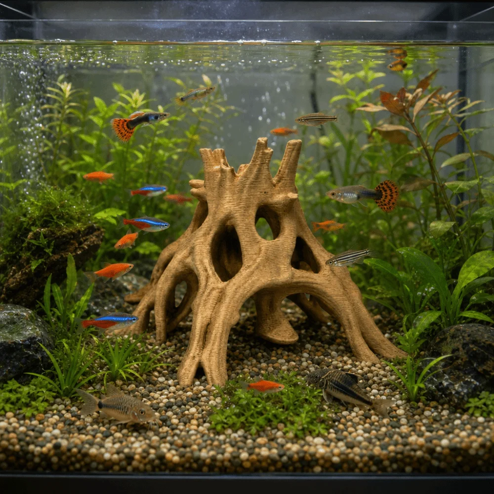 Aquarium Fish Unique - Уникальное пластиковое укрытие для рыб и