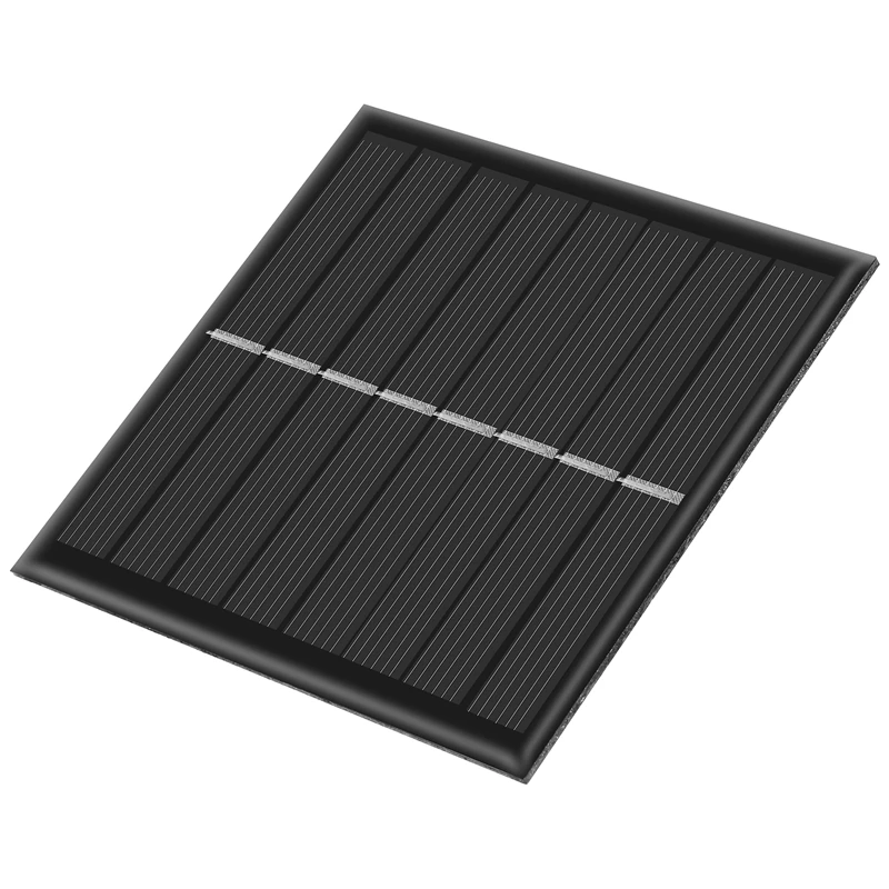 1W 4V Rechargeable AA Battery Solar Cell Charger With Base For 2Xaa Batteries Charging Directly