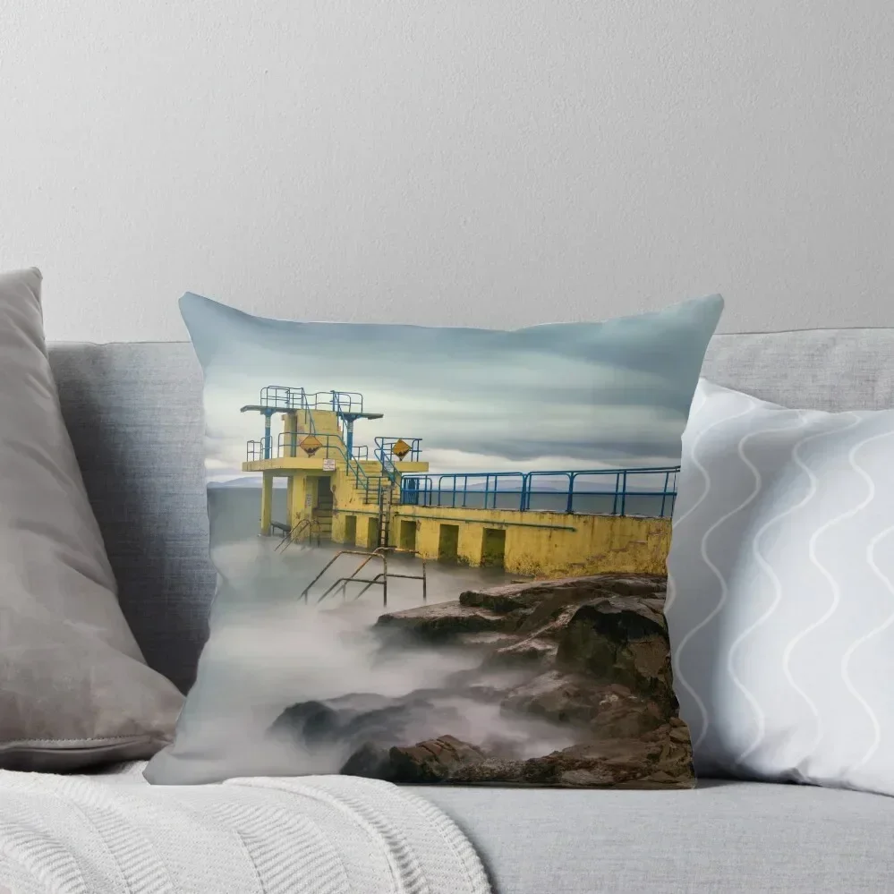 Blackrock Diving Tower Salthill Galway Ireland. Throw Pillow Christmas Pillows Sofa Cover Custom Cushion pillow