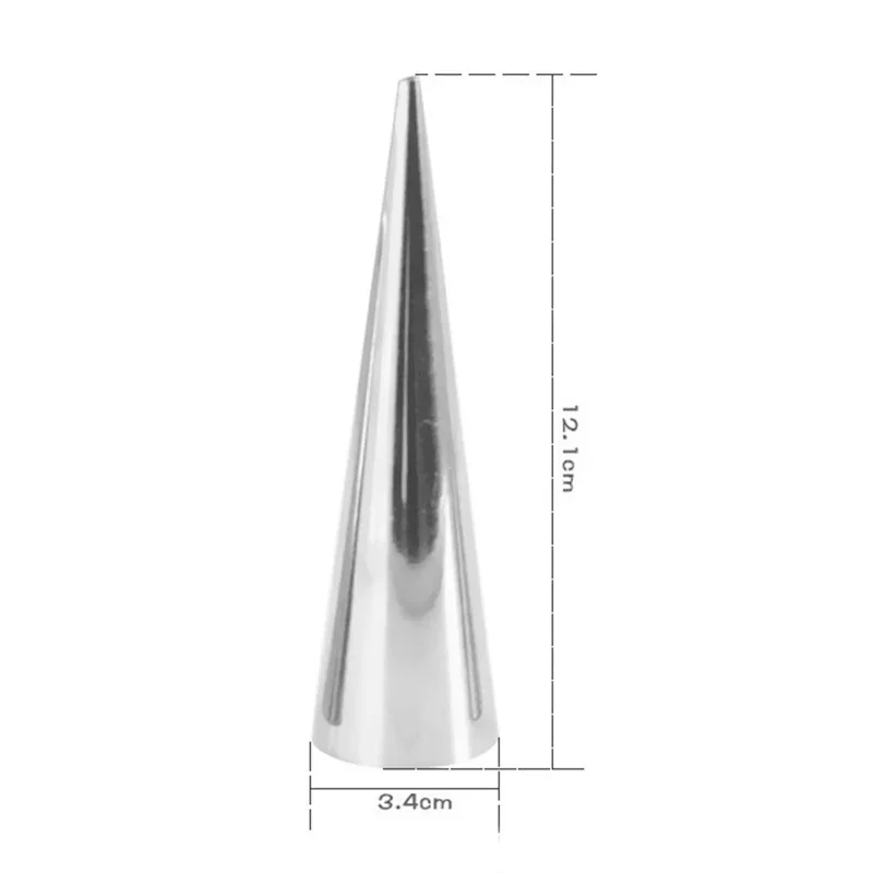 Küche Edelstahl Backen Kegel Horn Gebäck Rolle Kuchen Form Spirale Gebacken Croissants Rohre Cookie Dessert Werkzeug