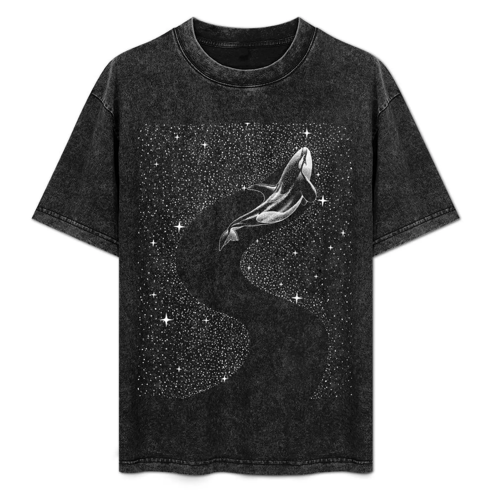 

starry orca T-Shirt cute tops topping blacks shirts graphic oversized t shirt men