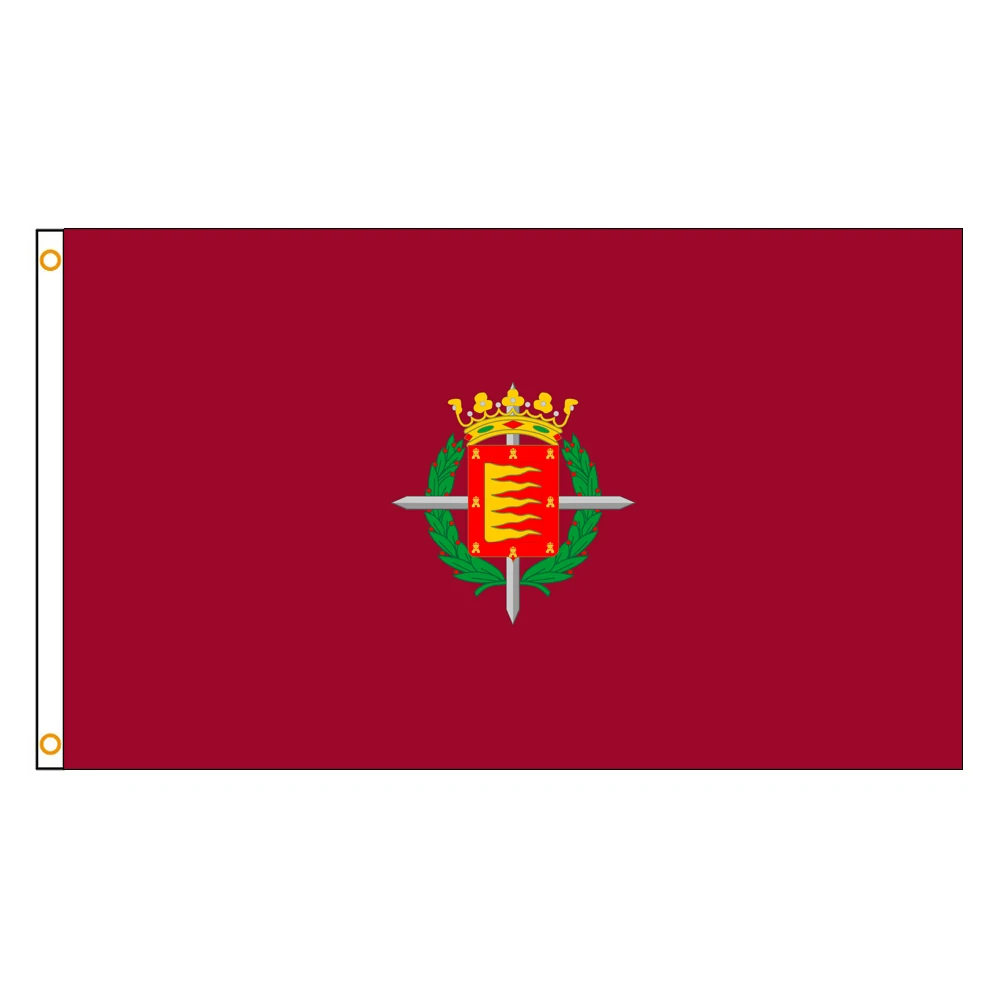 3x5 Ft Valladolid Flag Vivid Color and Fade proof a City of Spain Flags Polyester with Brass Grommets